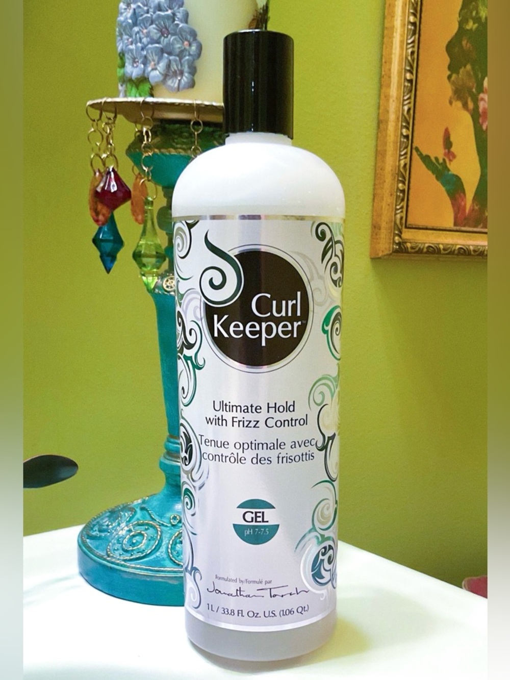 Curl Keeper Ultimate Hold Frizz Control Gel - 33.8oz Large